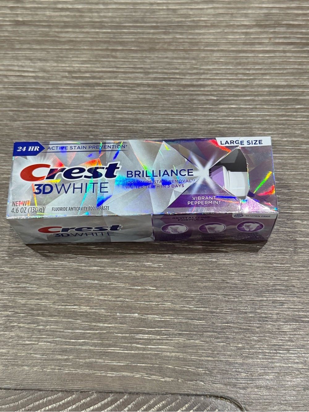 Crest 3D White Brilliance Toothpaste Vibrant Peppermint